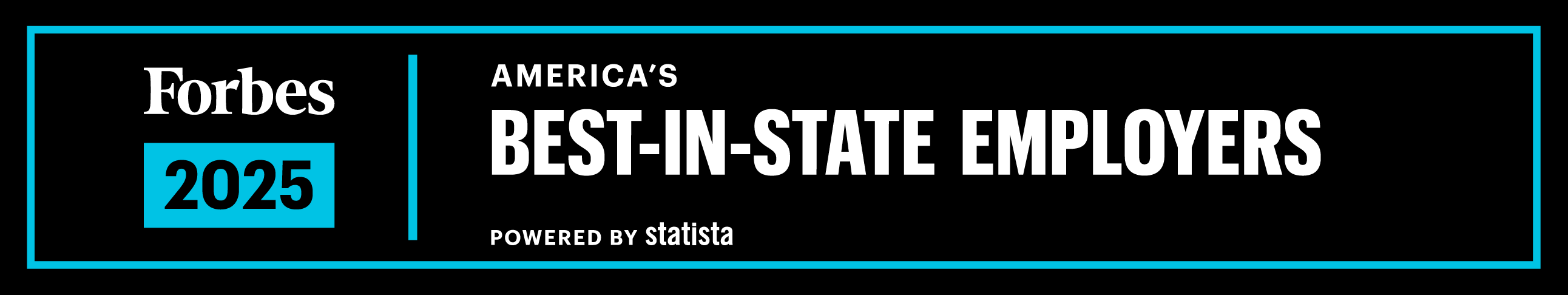 Forbes Best In State Employer Banner