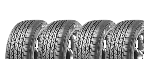 tires graphic with logo